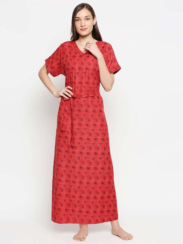 Myntra cotton nighty clearance