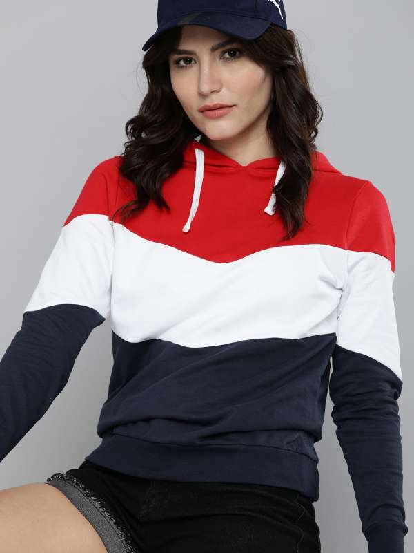 Rute Women Red Solid Hooded Plus Size Sweatshirt Price in India, Full  Specifications & Offers