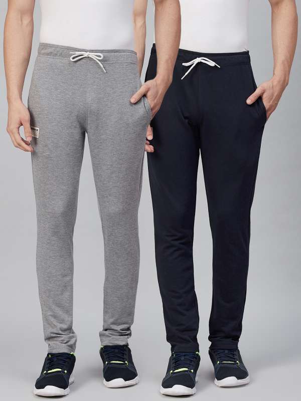 Combo Of 2 - Lycra Regular Fit Mens Track Pant(Black, Green) – Shopperfab