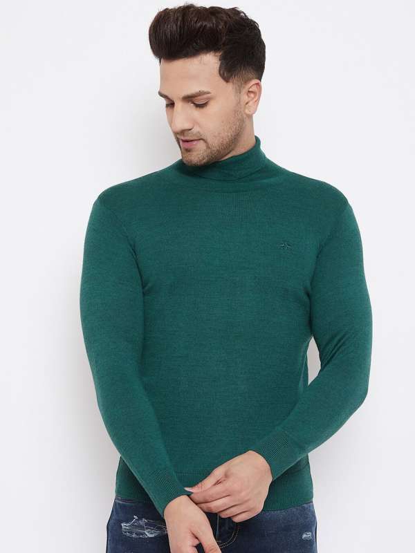 high neck sweater myntra