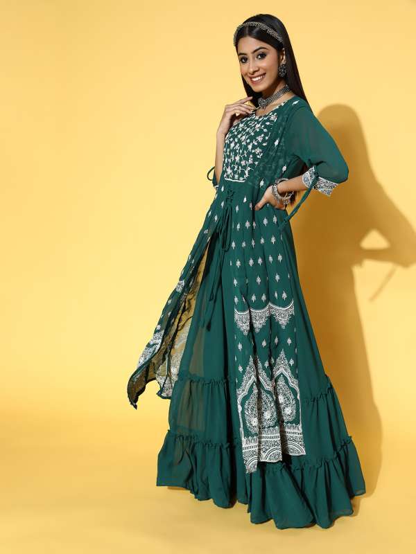 Myntra clearance gown kurti