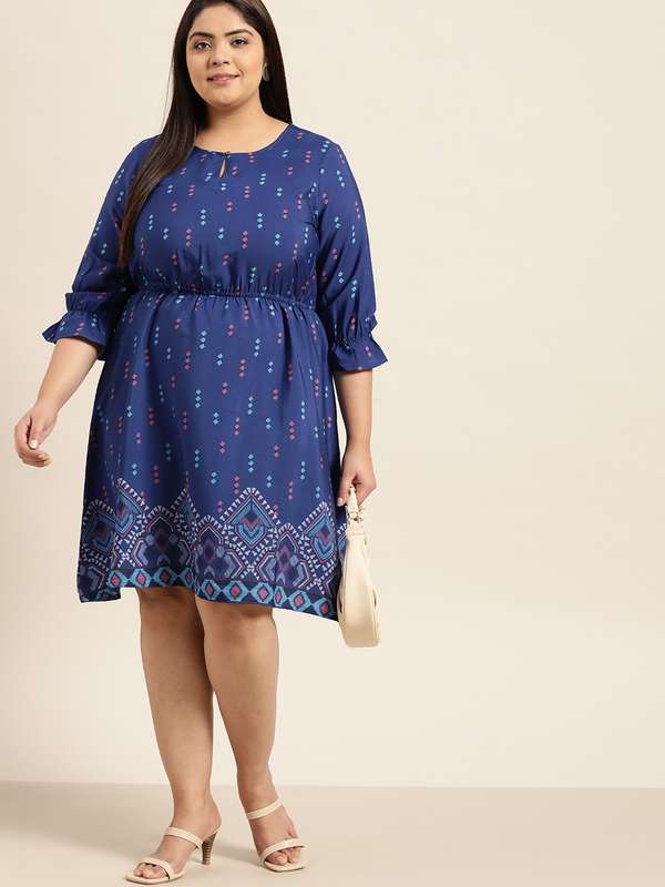 myntra plus size tops