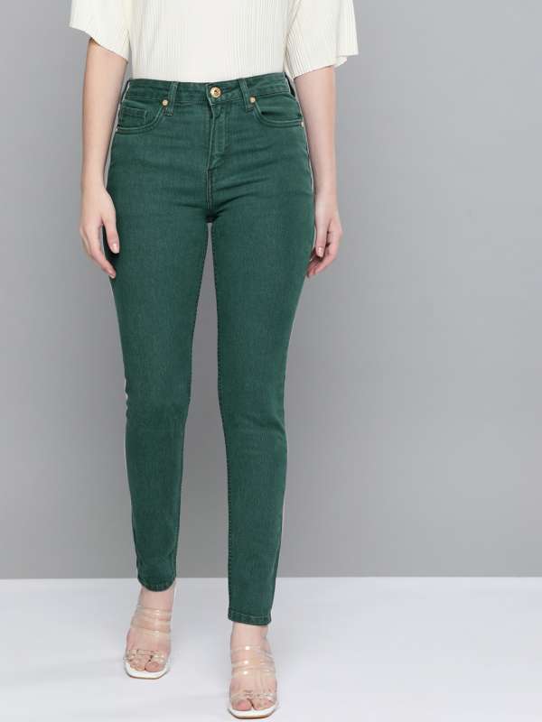 Women's Green Jeans & Denim