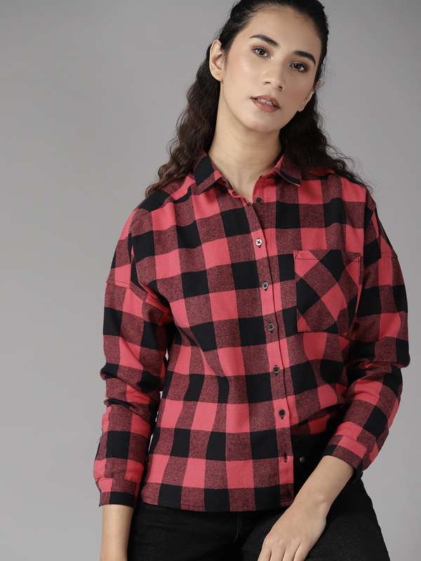 Ladies flannelette shirt clearance