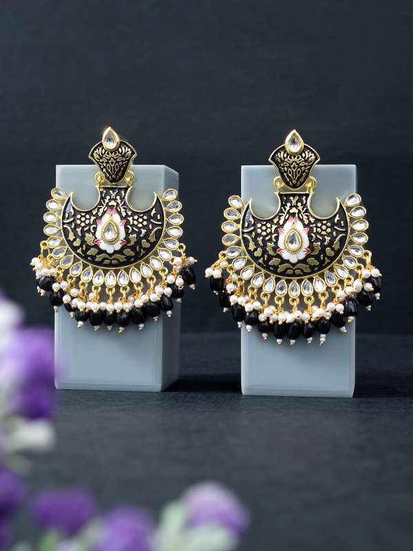 Golden Peacock Earrings Buy Golden Peacock Earrings Online in