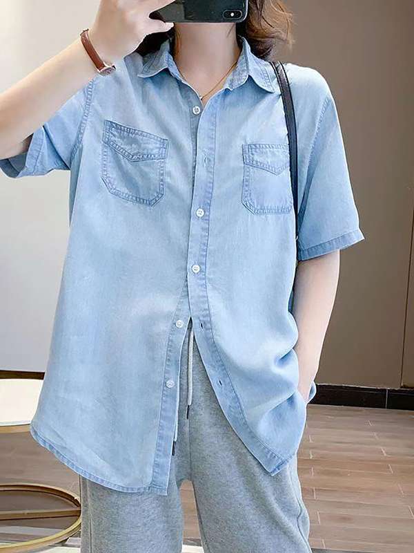 denim shirts for girls