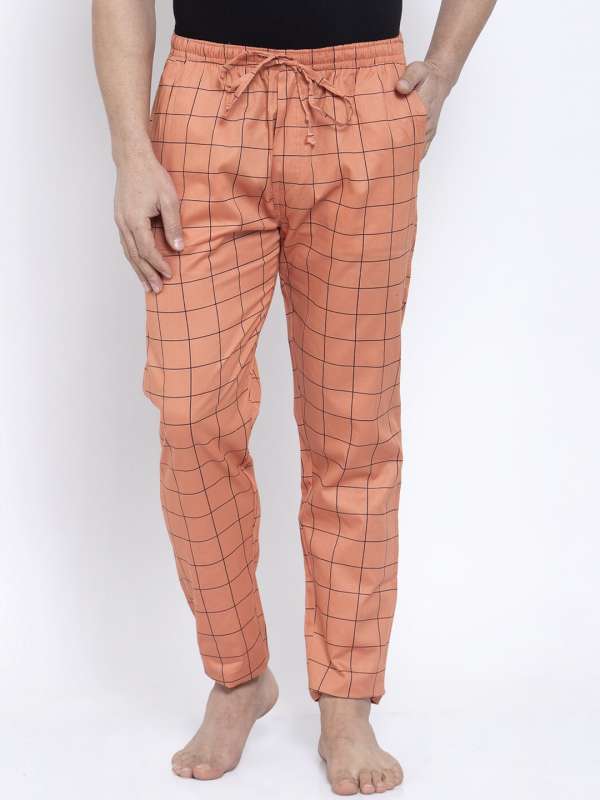 Orange check pants hot sale