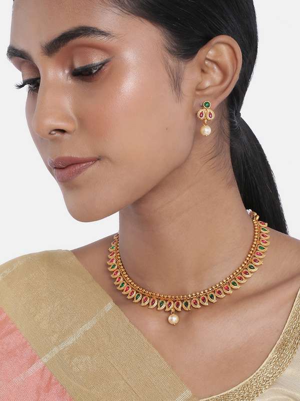 Gold Plated Jewellery Set - Buy Gold 