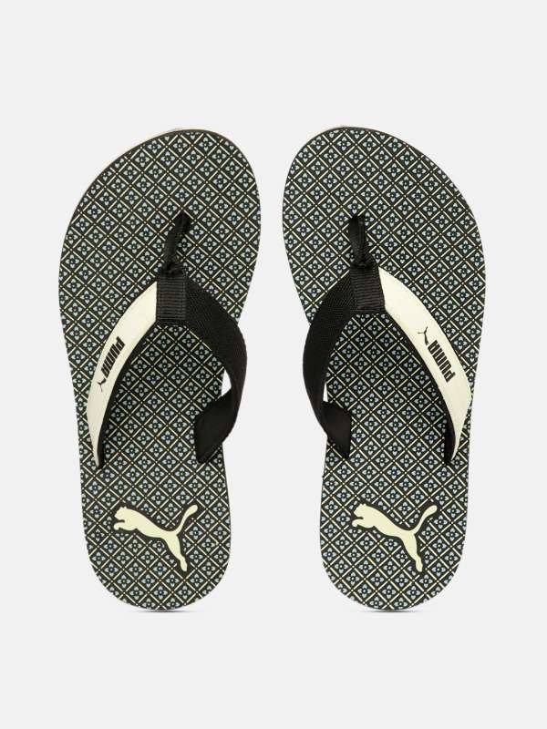 Puma Black Textured Stark Idp Thong Flip Flops 6615700.htm Buy