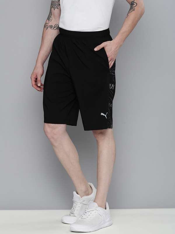 Puma Men Black Solid ESS Active Woven 3/4 Pants ubicaciondepersonas
