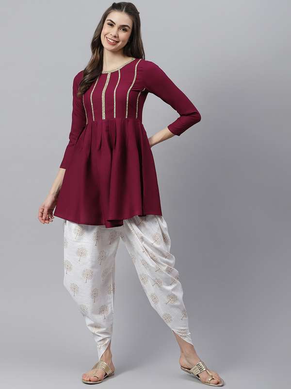 dhoti kurti girl