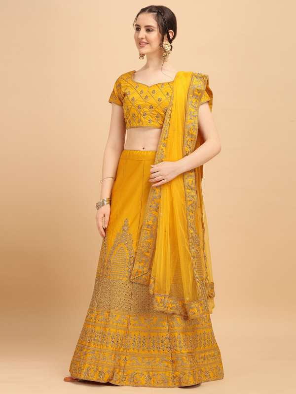 myntra lehenga sarees