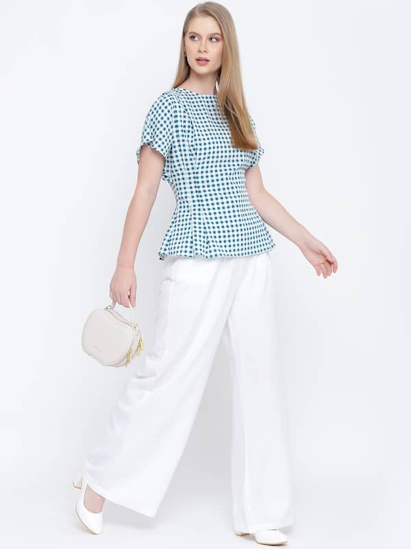 High waist trousers oyster white - Cameo Outfits-thunohoangphong.vn