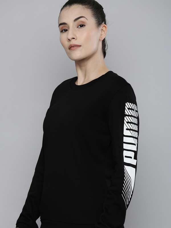 puma sweaters myntra