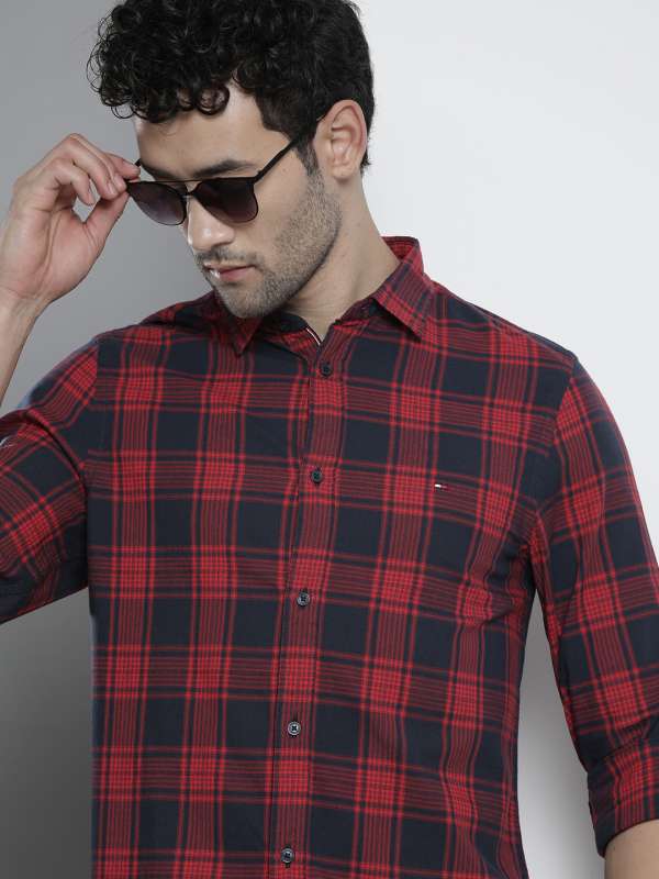 Tommy Red Shirts - Buy Tommy Hilfiger Red Shirts online in India