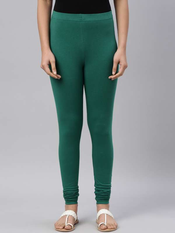 Lux Lyra Women's Relaxed Fit Leggings (Forest Green, Free Size) :  : Fashion