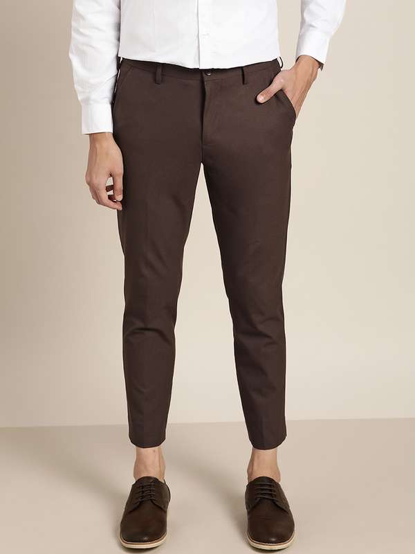 Black_coffee Grey Solid Formal Trouser 