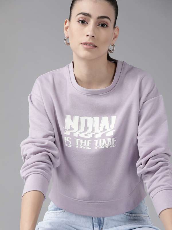 Women Long Sleeve Sweatshirts Buy Women Long Sleeve Sweatshirts online in India
