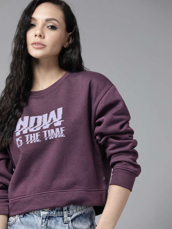 Women Sweatshirts - Get 30-80% Off on Sweatshirt for womens Online at Myntra