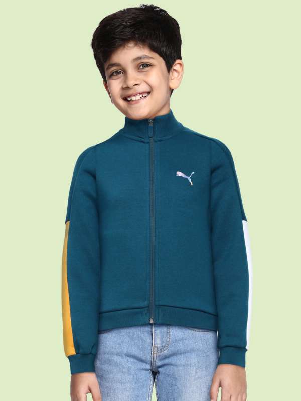 Puma blue sweat outlet jacket
