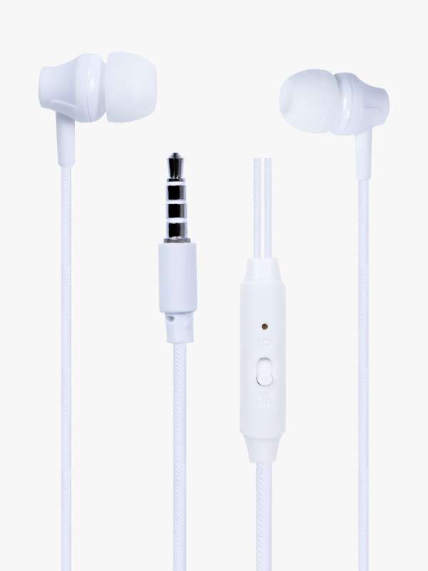 Leaf Unisex Bolt Wooden Wired Earphones With Mic And In Line
