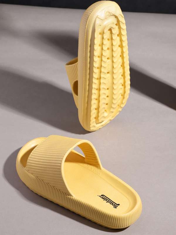 Slippers yellow best sale