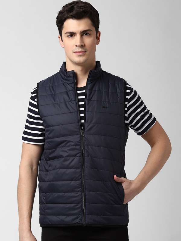 peter england half sleeve jacket