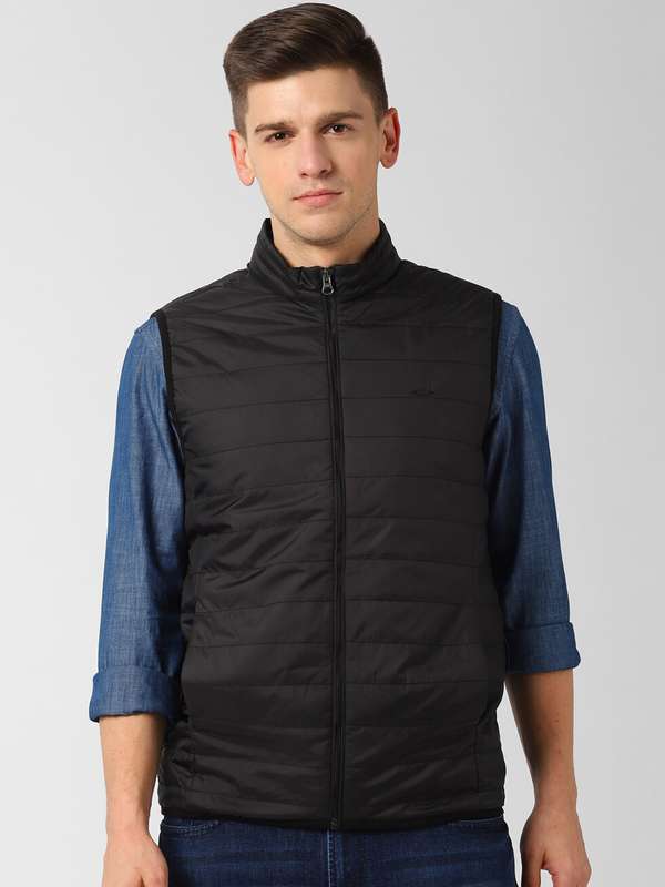 peter england half sleeve jacket