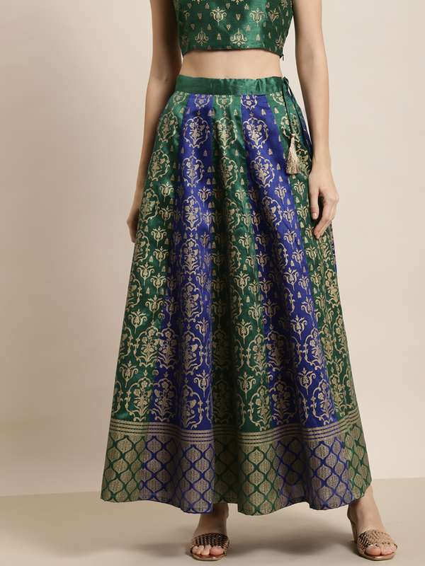 Pin On Long Indian Skirts Online Designer Ethnic Maxi Skirts Indya