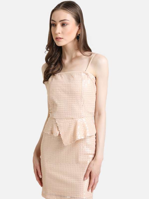 Peplum dress myntra cheap