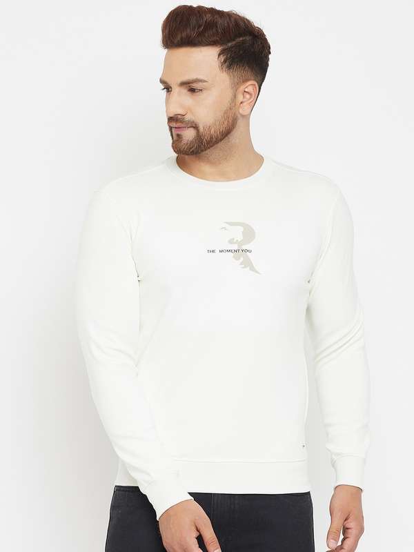 white colour sweatshirt