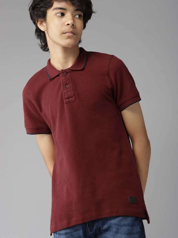 Maroon Kids Tshirts Polos Roadster Adidas Buy Maroon Kids