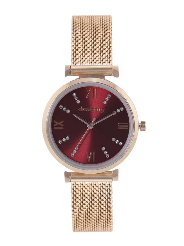 Maroon watch on sale