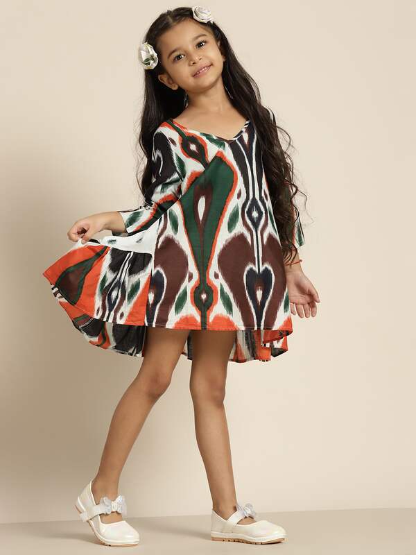 discount 63% Beige 12Y KIDS FASHION Dresses Print Kiabi casual dress 