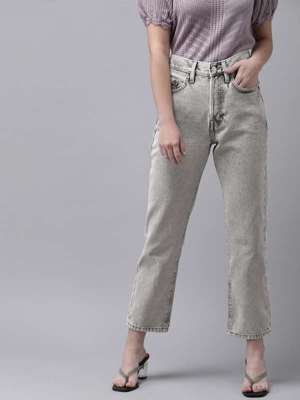 High-waist culotte jeans - Woman, Mango India