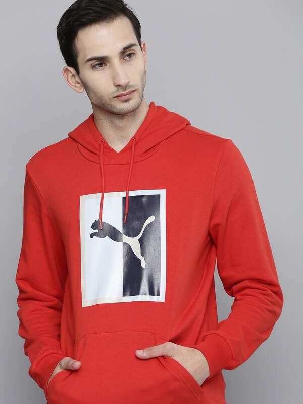 total Decompose Arthur Puma Red Sweatshirts - Buy Puma Red Sweatshirts online in India