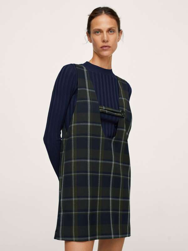 Mango tartan dress online