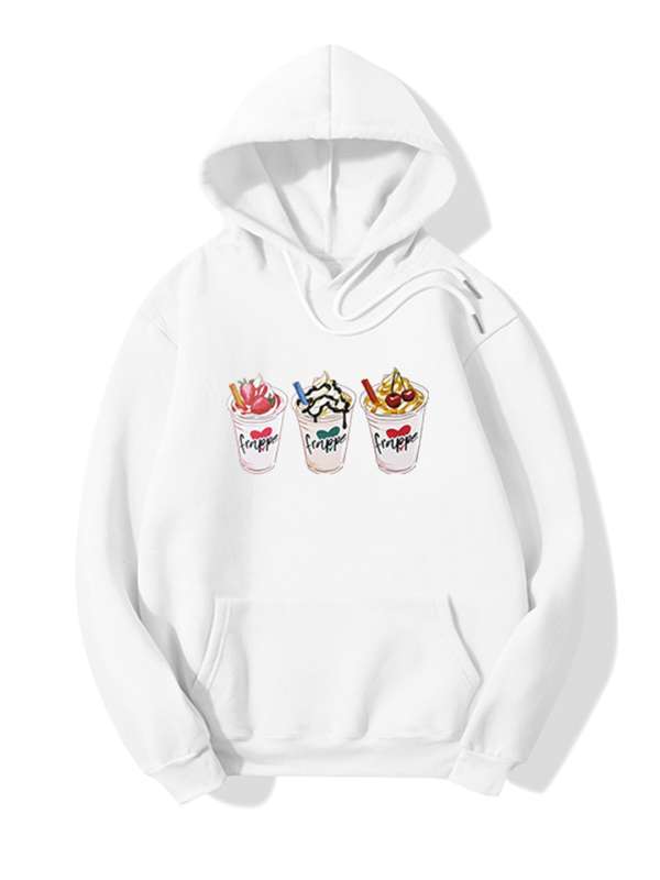 white hoodie myntra