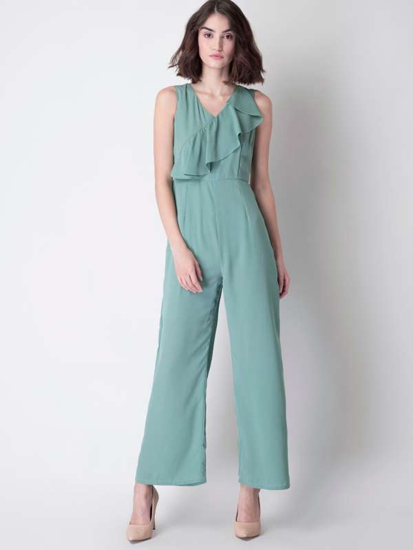Sea clearance green jumpsuit