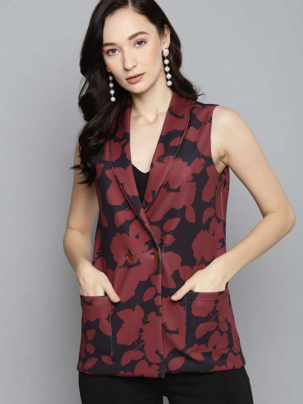 Sleeveless Blazer Blazers Buy Sleeveless Blazer Blazers online