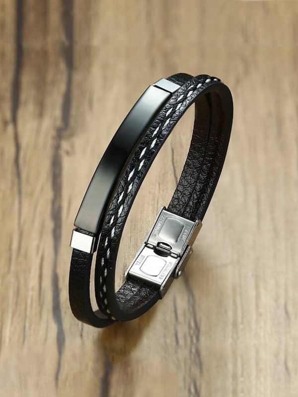 SAB Male Designer Sterling Silver Bracelet