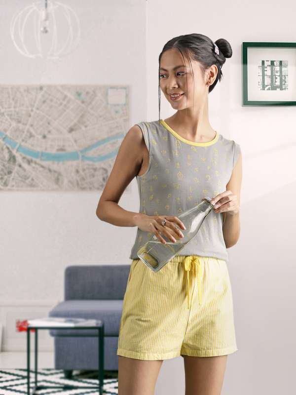 Forever 21 Grey Anouk Loungewear Nightwear Buy Forever 21 Grey Anouk Loungewear Nightwear online in India