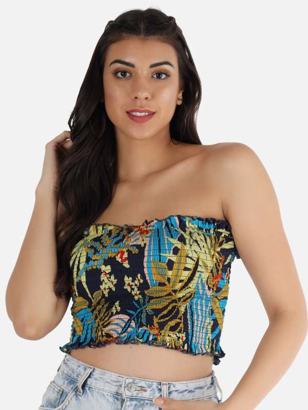 Tube tops outlet myntra