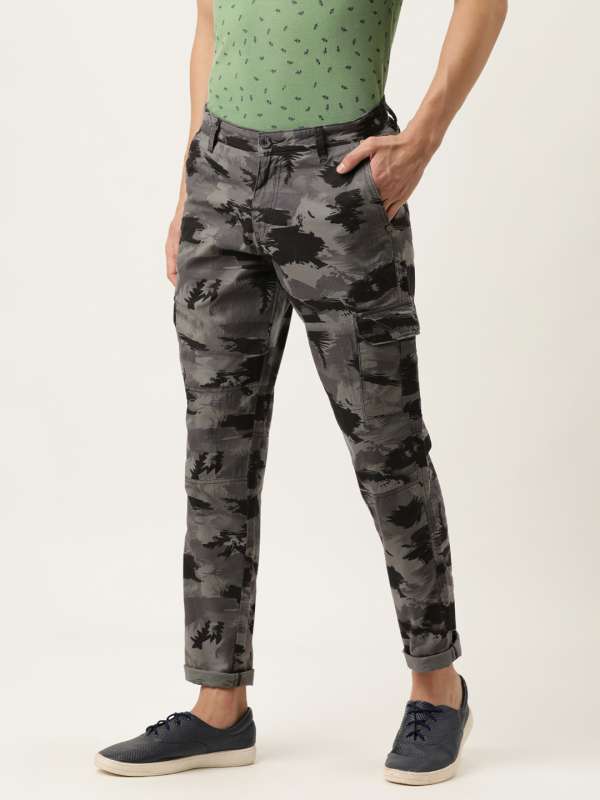 BDG Urban Outfitters CAMO BAGGY TECH PANT  Trousers  green  Zalandoie