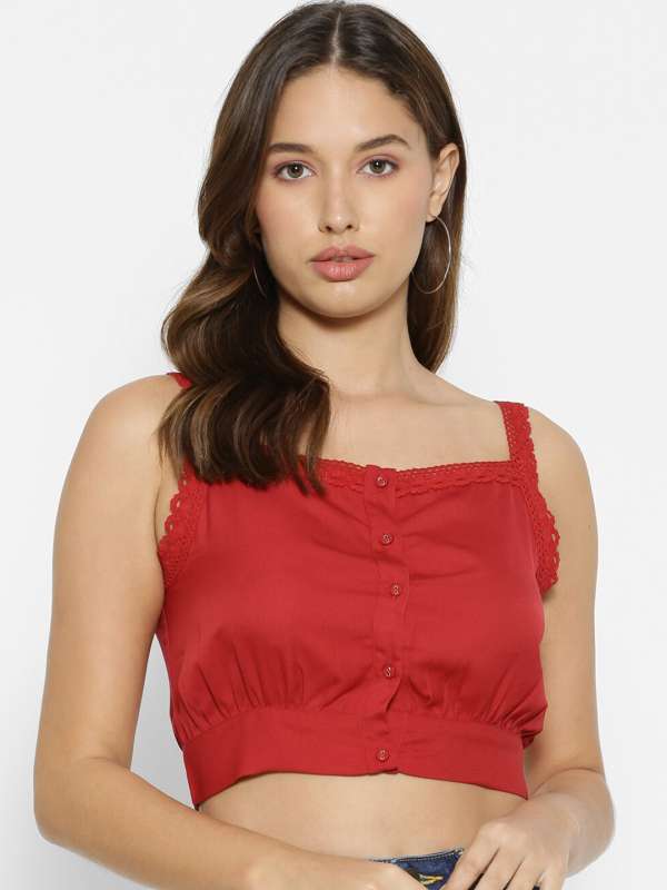 Forever 21 Red Tops Buy Forever 21 Red Tops online in India