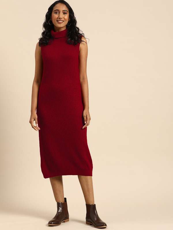 myntra sweater dress
