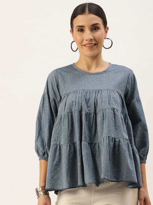 Party wear top tunic tops