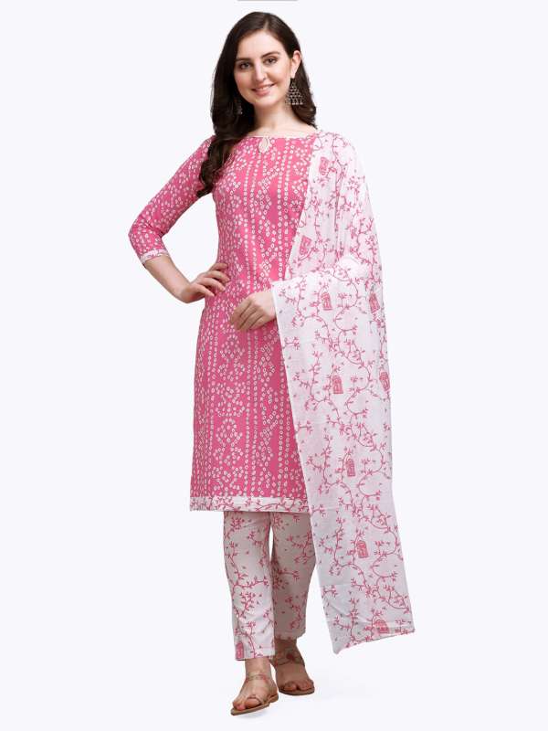 Silk bandhani dress