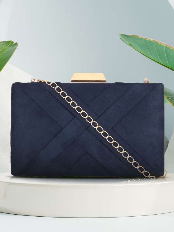 Navy blue clutches sales