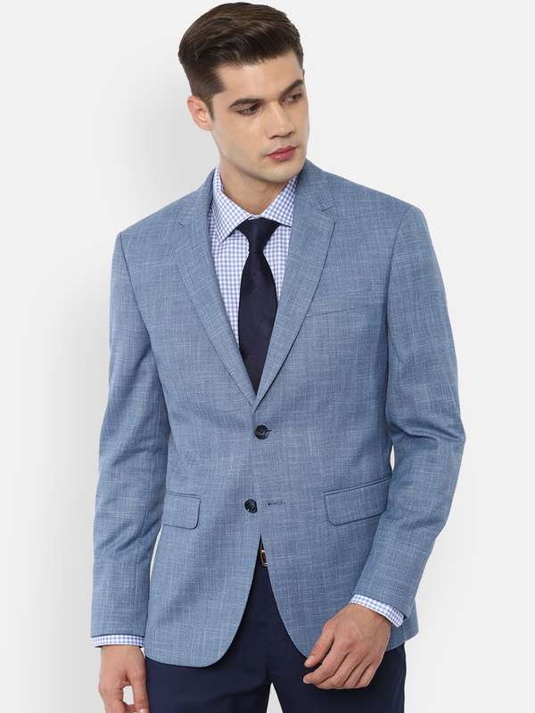 louis philippe check blazer